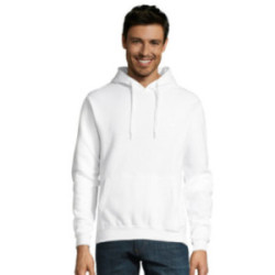 Sweat-shirt mixte à capuche Sol's® Snake blanc