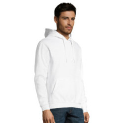 Sweat-shirt mixte à capuche Sol's® Snake blanc