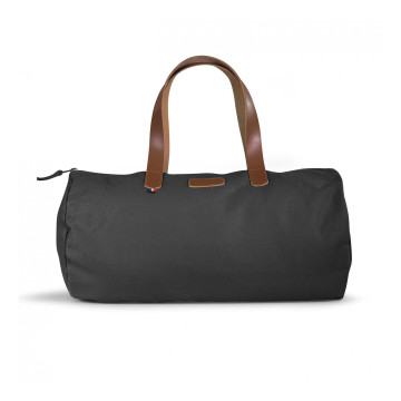 Sac polochon en coton biologique GOTS attributs cuir