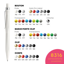 Stylo Prodir® Facette Stone QS20