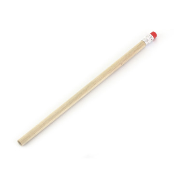 Crayon de papier en bois avec gomme