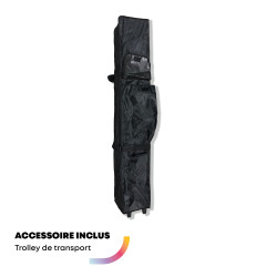 Tente pliable en aluminium 3 x 3 m