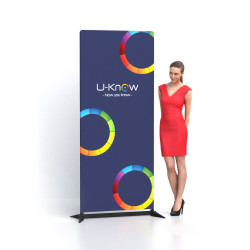 Photocall 85 x 205 cm impression quadri recto/verso