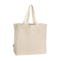 Sac en coton recyclé grand format avec T-bottom Ubag®