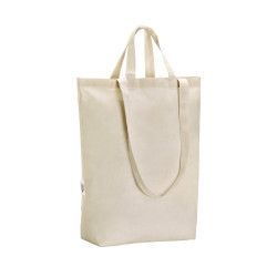 Sac en coton recyclé avec anses doubles et T-bottom 140 g/m² Ubag®