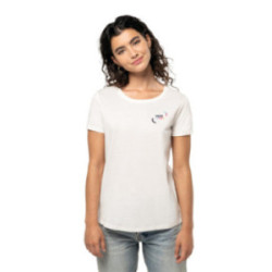 Tee-shirt femme blanc en coton bio Kariban®