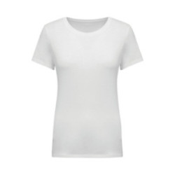 Tee-shirt femme blanc en coton bio Kariban®