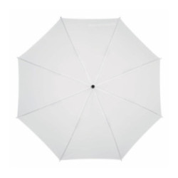 Parapluie canne tempête ouverture automatique blanc