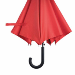 Parapluie canne tempête ouverture automatique rouge