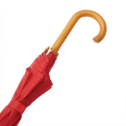 Parapluie canne en rPET ouverture automatique rouge