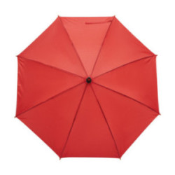 Parapluie canne en rPET ouverture automatique rouge
