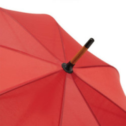 Parapluie canne en rPET ouverture automatique rouge