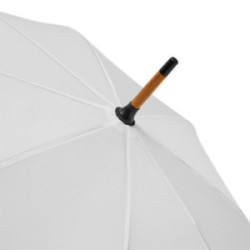 Parapluie canne en rPET ouverture automatique blanc