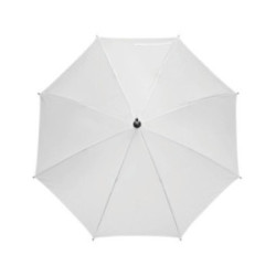 Parapluie canne en rPET ouverture automatique blanc