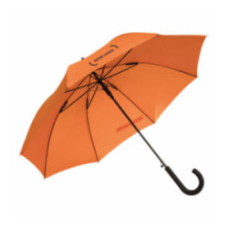 Parapluie canne tempête ouverture automatique orange
