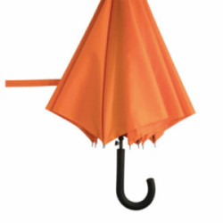 Parapluie canne tempête ouverture automatique orange