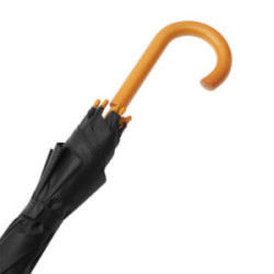 Parapluie canne en rPET ouverture automatique noir