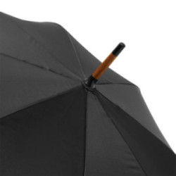 Parapluie canne en rPET ouverture automatique noir