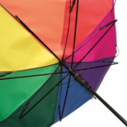 Parapluie canne tempête ouverture automatique arc-en-ciel