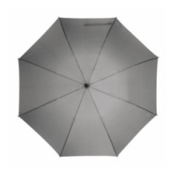 Parapluie canne tempête ouverture automatique gris clair