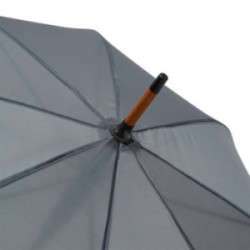 Parapluie canne en rPET ouverture automatique gris