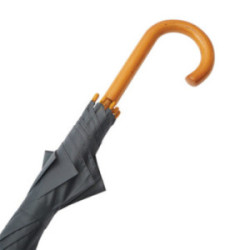 Parapluie canne en rPET ouverture automatique gris