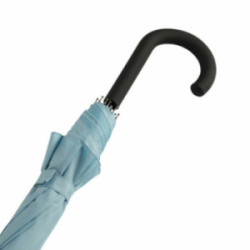 Parapluie canne tempête ouverture automatique bleu clair