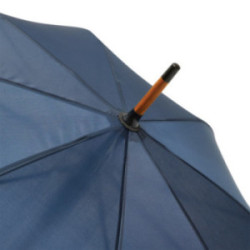 Parapluie canne en rPET ouverture automatique bleu marine