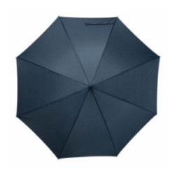 Parapluie canne tempête ouverture automatique bleu marine