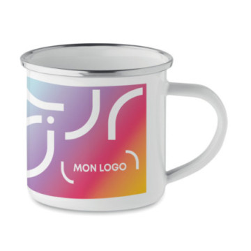 Mug en métal impression quadri 200 mL