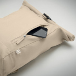 Sac à dos roll top en matières recyclées