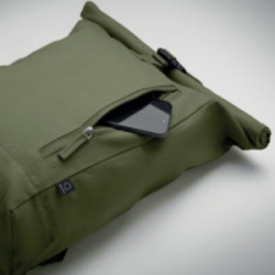 Sac à dos roll top en matières recyclées