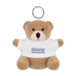 Porte-clés ours en peluche
