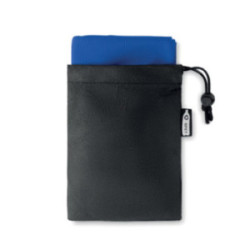 Serviette microfibre en rPET avec pochette