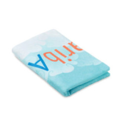 Serviette de plage 350 g/m2 impression quadri 100 x 180 cm