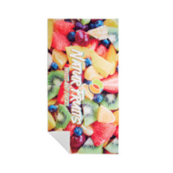 Serviette de plage 350 g/m2 impression quadri 100 x 180 cm