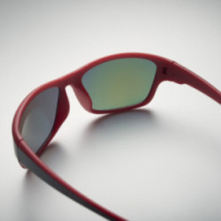 Lunettes de sport avec verres miroirs