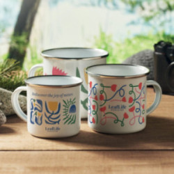 Mug en métal impression quadri 350 mL