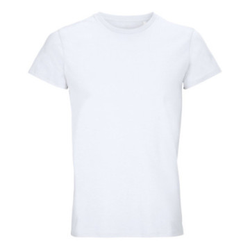 Tee-shirt mixte Sol's® en coton recyclé blanc Re Crusader