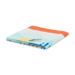 Serviette de plage 350 g/m2 impression quadri 75 x 150 cm