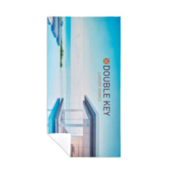 Serviette de plage 350 g/m2 impression quadri 75 x 150 cm