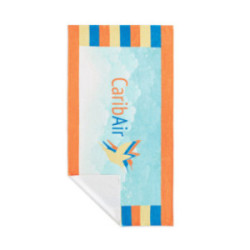 Serviette de plage 350 g/m2 impression quadri 75 x 150 cm