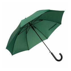Parapluie canne tempête ouverture automatique vert foncé