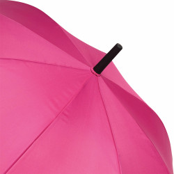 Parapluie canne tempête ouverture automatique rose foncé