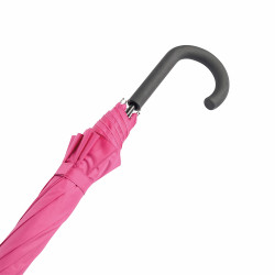 Parapluie canne tempête ouverture automatique rose foncé