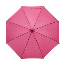 Parapluie canne en rPET ouverture automatique rose foncé