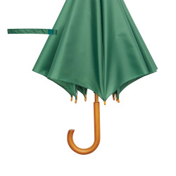Parapluie canne en rPET ouverture automatique vert foncé