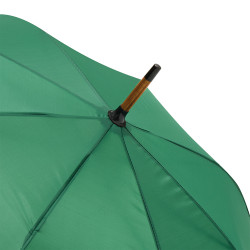 Parapluie canne en rPET ouverture automatique vert foncé