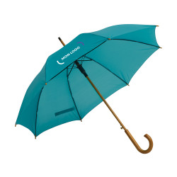 Parapluie canne en rPET ouverture automatique pétrole