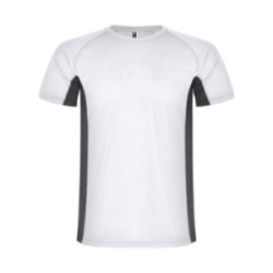 Tee-shirt de sport respirant enfant Roly® Shanghai blanc